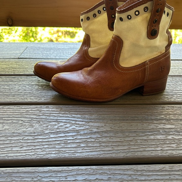 Vintage Frye Shorties with canvas - Picture 4 of 6